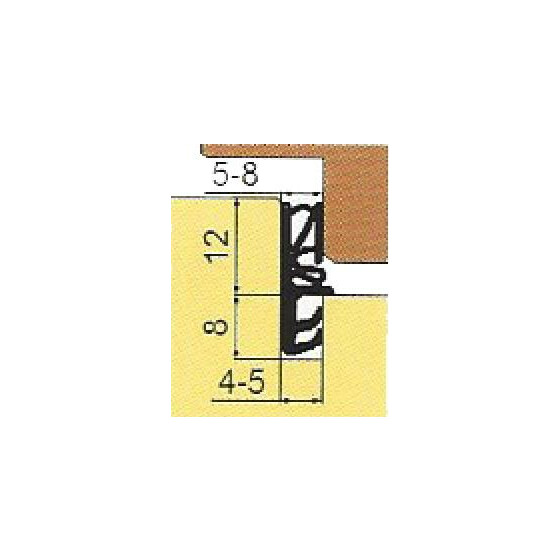 Dipro Trelleborg Holzfenster Dichtung SH112 schwarz 1 mtr.