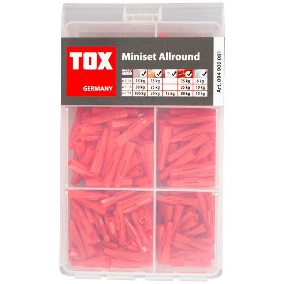 TOX Standard-Sortiment Miniset Allround 240 tlg. 094900081 Satz 240