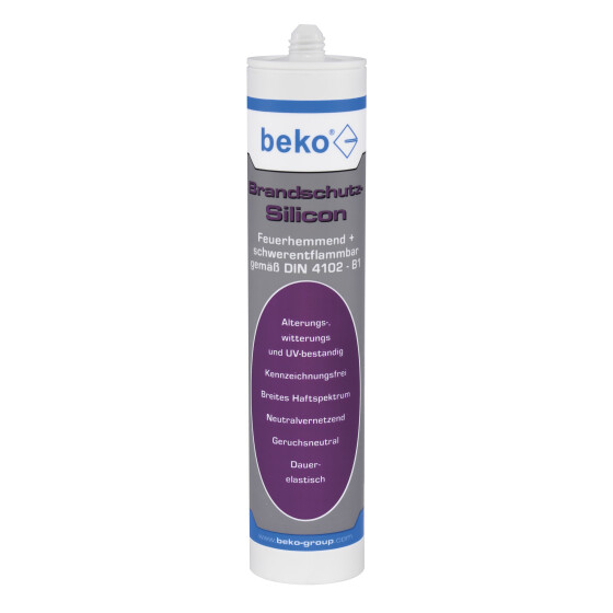 beko Brandschutz-Silicon 310 ml Silikon grau 228 03