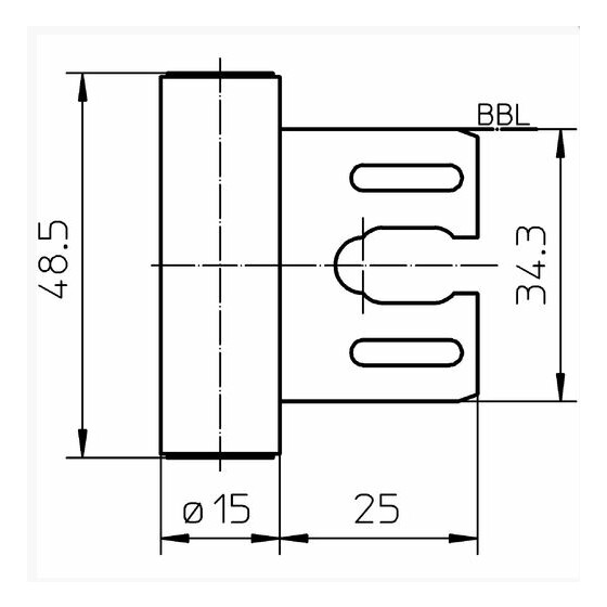 Simonswerk Rahmenteil V8000 WF GA vernickelt