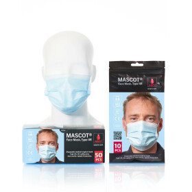 MASCOT® Gesichtsmaske 20950-921-71 Hellblau 50PC