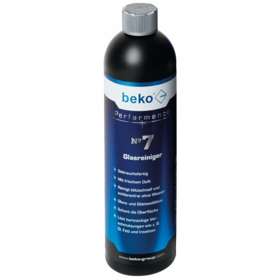 beko Performance No. 7 Glasreiniger 750 ml Flasche inkl. Sprühkopf P7-000-75