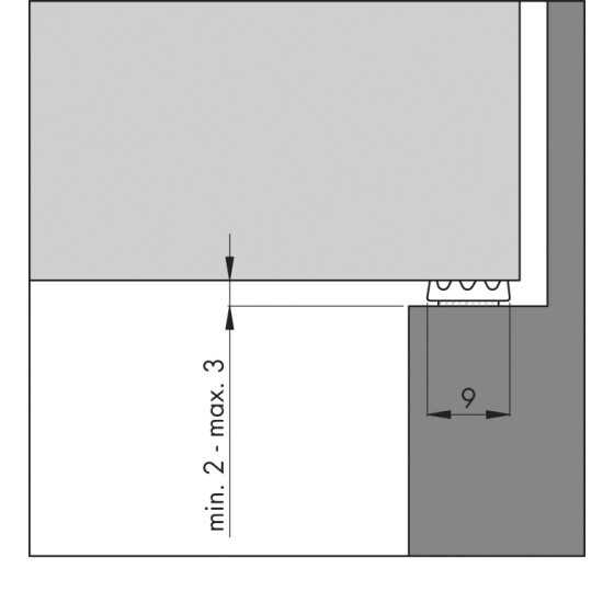 Ellen Dichtungsband Ellenflex K, geschäumt, selbstklebend, EPDM  weiß, Breite 9mm x Länge 100000mm, Spaltenmaß min 2mm, Spaltenmaß max 3mm