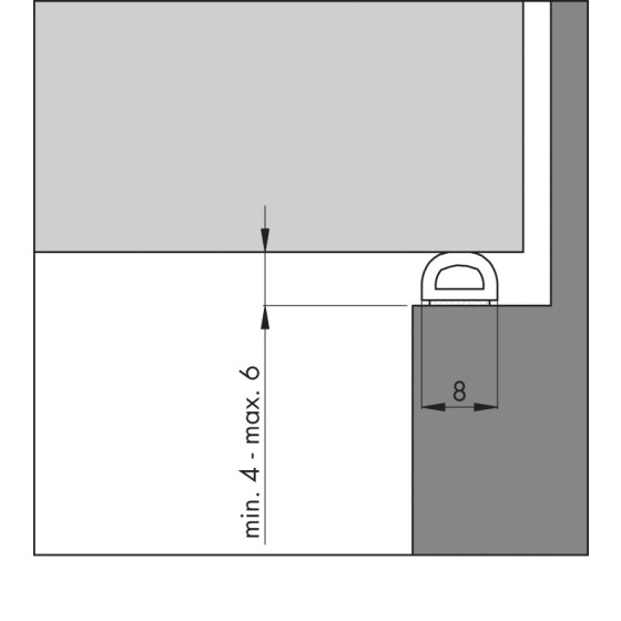 Ellen Dichtungsband Ellenflex D geschäumt SK EPDM  weiß 6003122