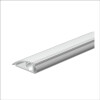 Ellen Türanschlagschiene AKW mit hart-/weich PVC-Lippe, zum schrauben, Aluminium eloxiert, silber, Breite 63mm x Höhe 20mm x Länge 1000mm