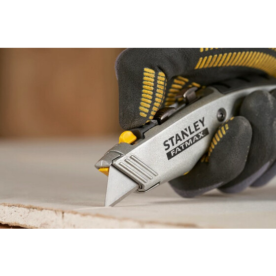 Stanley Messer FatMax Pro 2-in-1, einziehbare Klinge mit 4 Ersatzklingen 0-10-789