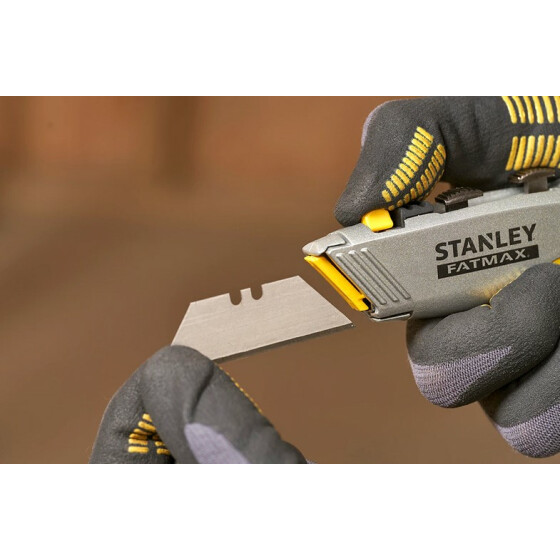 Stanley Messer FatMax Pro 2-in-1, einziehbare Klinge mit 4 Ersatzklingen 0-10-789