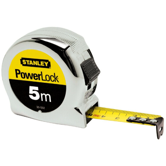 Bandmass Stanley Micro Powerlock Länge 5 m Breite 19 mm 0-33-552