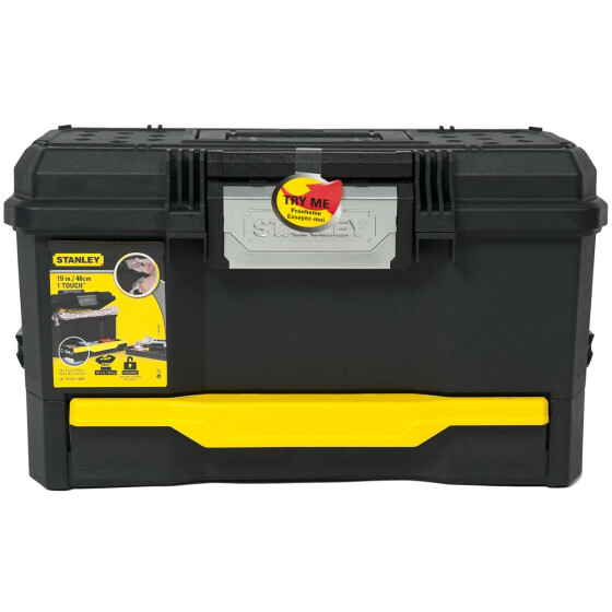 Werkzeugbox Stanley 48,1x27,9x28,7cm 19Zoll entnehmbare Trage Organizer robust 1-70-316