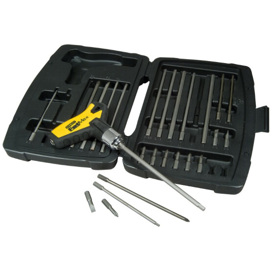 Stiftschlüssel-Set FatMax mit T-Handgriff und Ratschenfunktion, im Koffer, 27-teilig 0-79-153