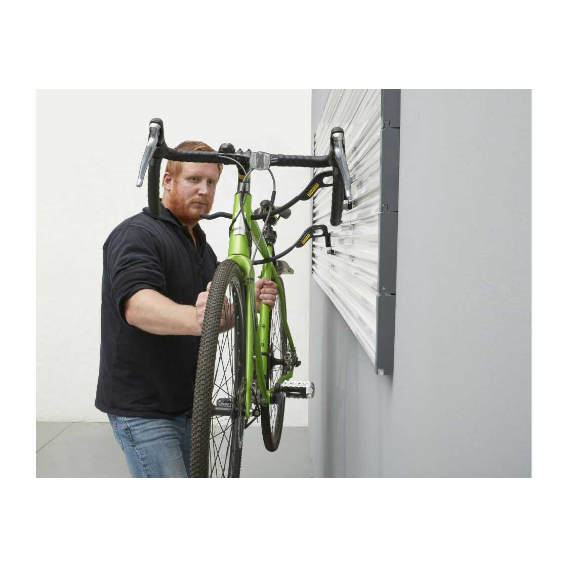 Trackwalls Fahrradhalterung, horizontal – 1 Stück, Teil des