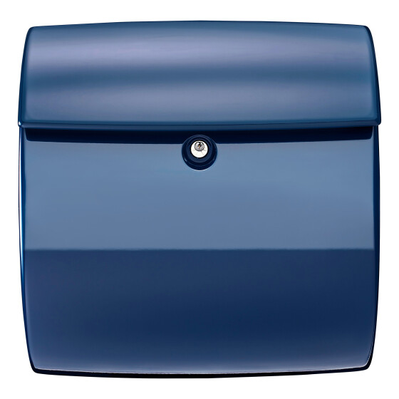 Burg-Wächter Kunststoff-Briefkasten Piano 886 Marine Blue 37150