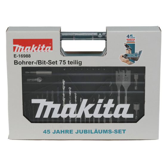 Makita Bohrer-Bit-Set 75-teilig E-16988