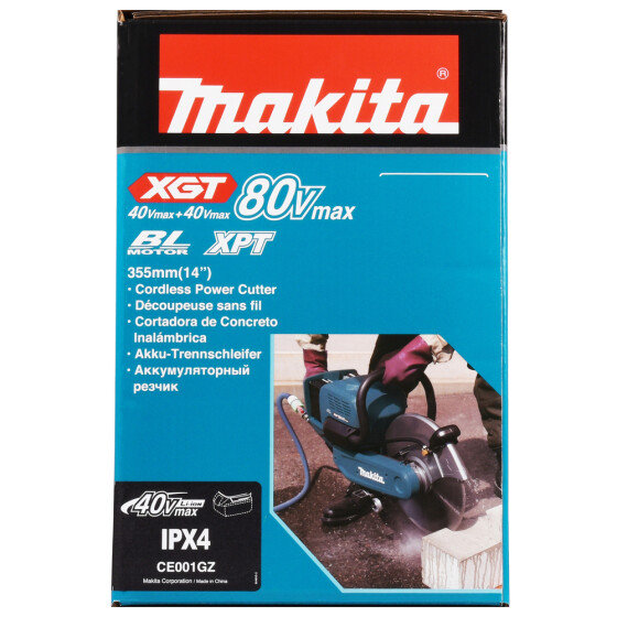 Makita Akku-Trennschleifer XGT 2x40V max. 355 mm 127 mm CE001GZ