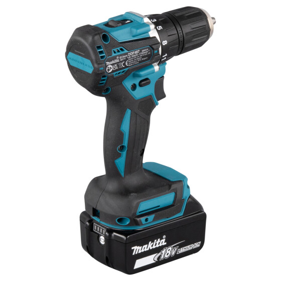 Makita Akku-Bohrschrauber 18V 40 Nm 0-1.700 min-1 DDF487RAJ