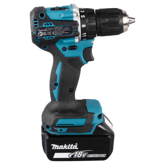 Makita Akku-Bohrschrauber 18V 40 Nm 0-1.700 min-1 DDF487RFE3