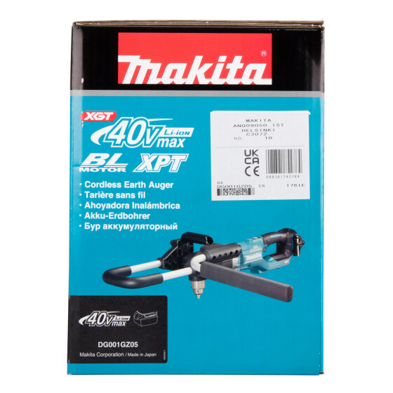 Makita Akku-Erdbohrer XGT 40V max. 200 mm 0-1.500 min-1 DG001GZ05