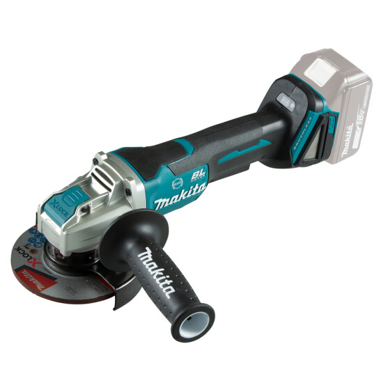 Makita Akku-Winkelschleifer 18V 125 mm X-LOCK 8.500 min-1 DGA520ZX1