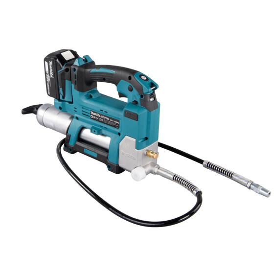 Makita Akku-Fettpresse 18V 5,0 Ah 690 bar 145/290 ml/min DGP180RT