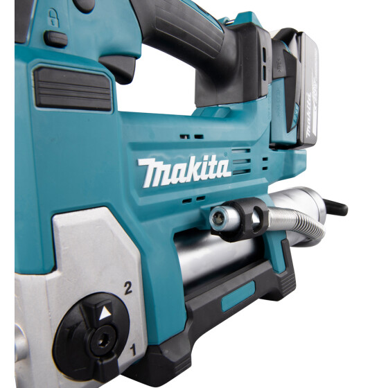 Makita Akku-Fettpresse 18V 690 bar 145/290 ml/min DGP180Z