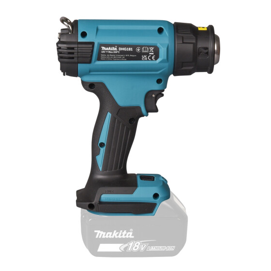 Makita Akku-Heißluftgebläse 18V 120-200 l/min 550° C DHG181ZK