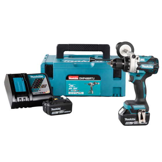 Makita Akku-Schlagbohrschrauber 18V 130 Nm 0-2.100 min-1 DHP486RTJ