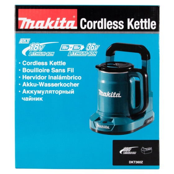 Makita Akku-Wasserkocher 2x18V 800 ml DKT360Z