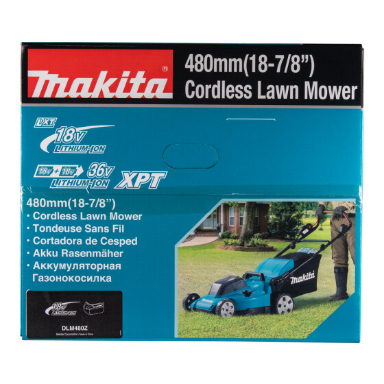 Makita Akku-Rasenmäher 2x18V 48 cm 62 l DLM480Z