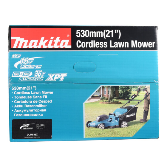 Makita Akku-Rasenmäher 2x18V 53 cm 70 l DLM538Z