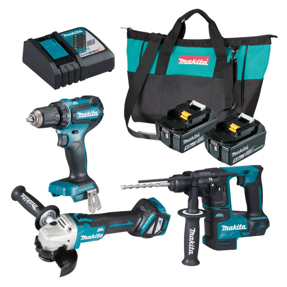 Makita Akku-Kombo-Kit DLX3179TX1