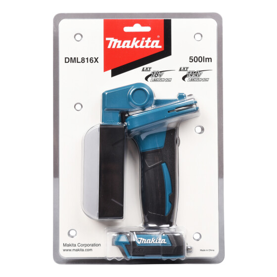 Makita LED-Akku-Arbeitsleuchte 18V 180/400/800 lx 100/250/500 lm DML816X