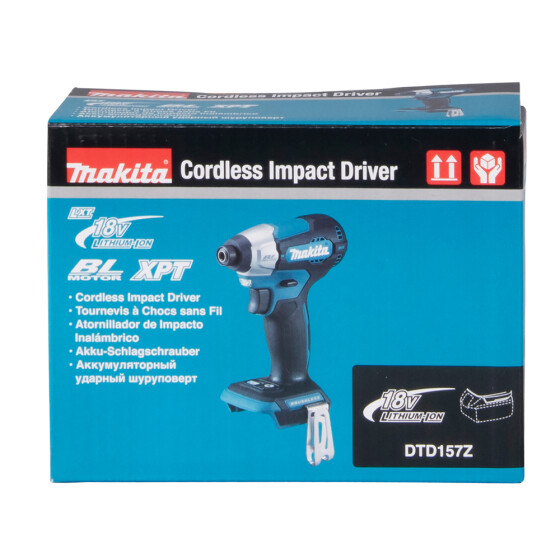 Makita Akku-Schlagschrauber 18V 1/4" 140 Nm 0-3.000 min-1 DTD157Z