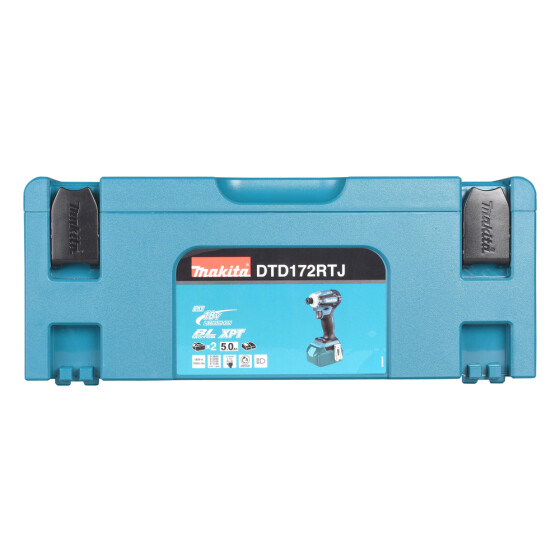 Makita Akku-Schlagschrauber 18V 1/4" 180 Nm 0-3.600 min-1 DTD172RTJ