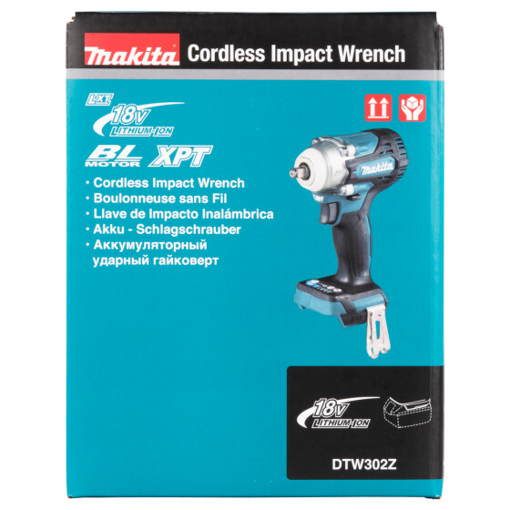 Makita Akku-Schlagschrauber 18V 3/8" 300 Nm 0-3.200 min-1 DTW302Z