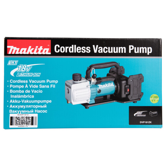 Makita Akku-Vakuumpumpe 18V 113 l/min DVP181ZK