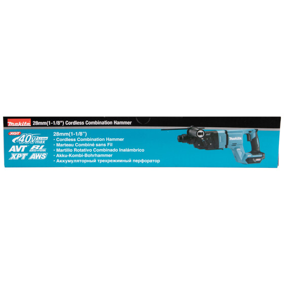 Makita Akku-Kombihammer XGT 40V max. SDS-PLUS 3,0 J 28 mm HR007GZ