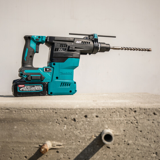 Makita Akku-Kombihammer 40V max. SDS-PLUS 3,9 J 30 mm HR008GM202