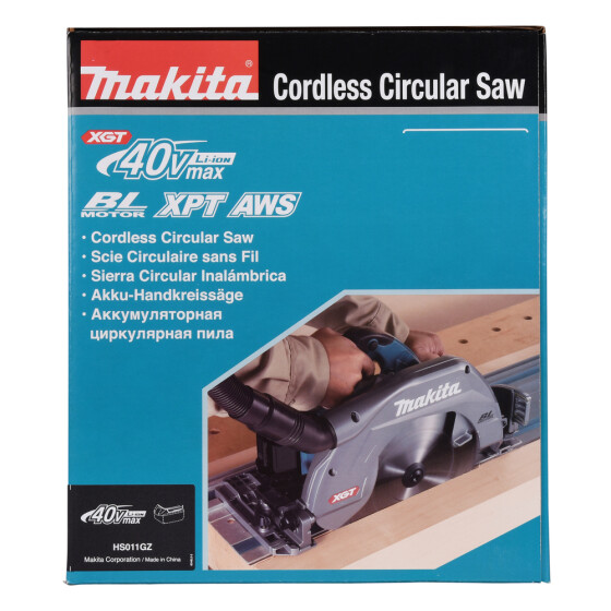 Makita Akku-Handkreissäge 40V max. 101 mm 3.500 min-1 HS011GT201