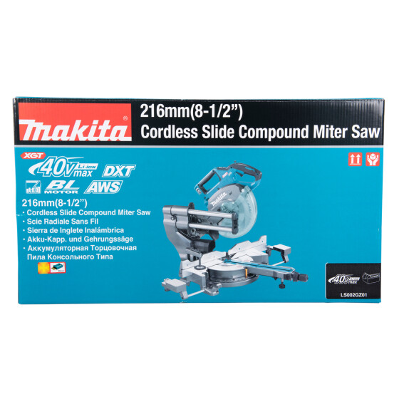 Makita Akku-Kapp- und Gehrungssäge XGT 40V max. 216 mm 4.800 min-1 LS002GZ01