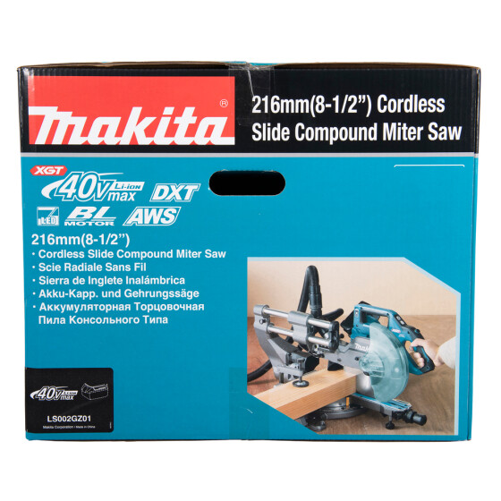 Makita Akku-Kapp- und Gehrungssäge XGT 40V max. 216 mm 4.800 min-1 LS002GZ01