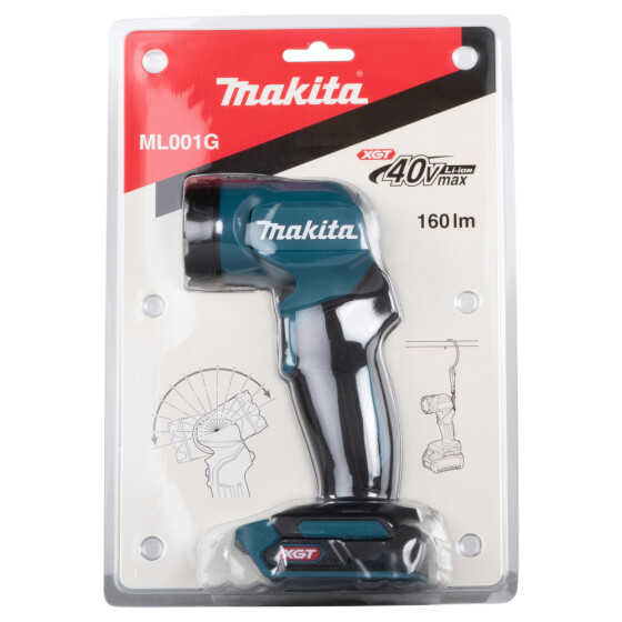 Makita LED-Akku-Handleuchte 40V max. 3.000 lx 160 lm ML001G