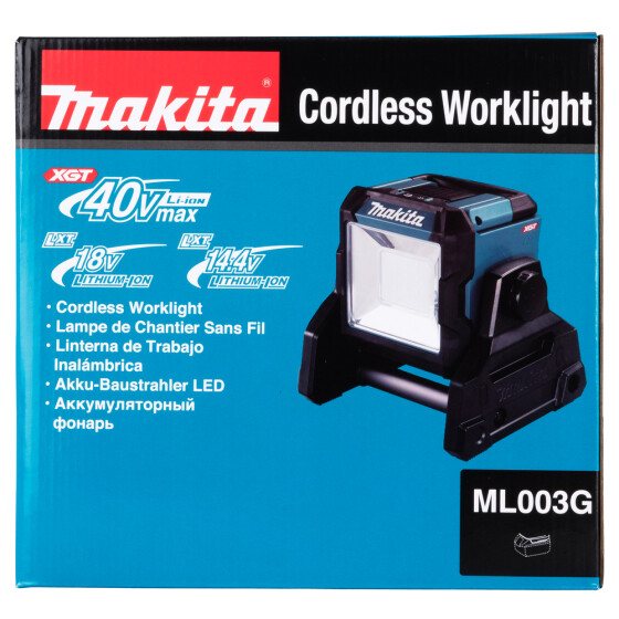 Makita LED-Akku-Baustrahler 18V/40V max. 1.900 lx 1.100 lm ML003G