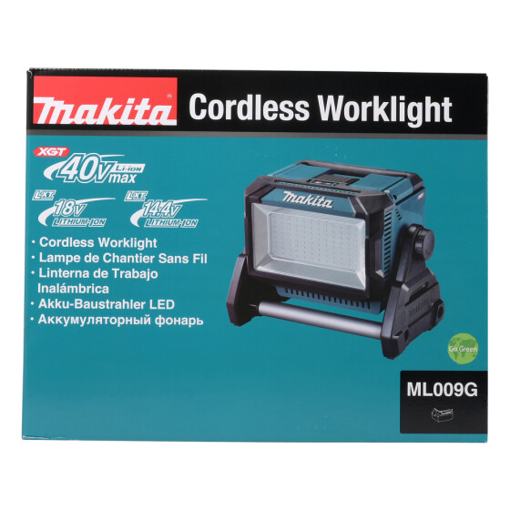 Makita LED-Akku-Baustrahler 18V/40V max. 4.300 lx 10.000 lm ML009G