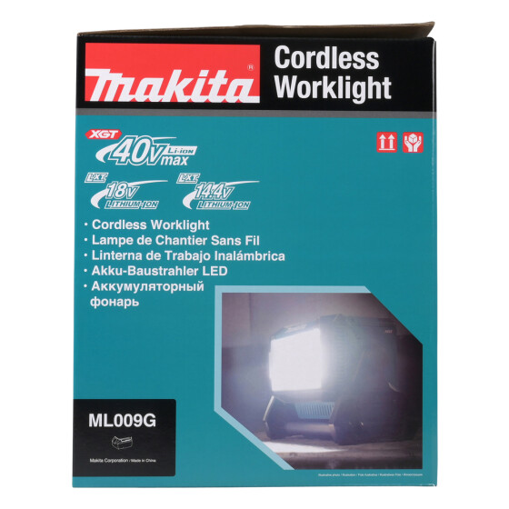 Makita LED-Akku-Baustrahler 18V/40V max. 4.300 lx 10.000 lm ML009G