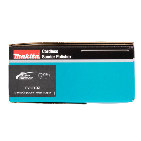 Makita Akku-Schleifer und -Polierer 12V max. 50/80 mm 0-2.800/0-9.500 min-1 PV301DZ