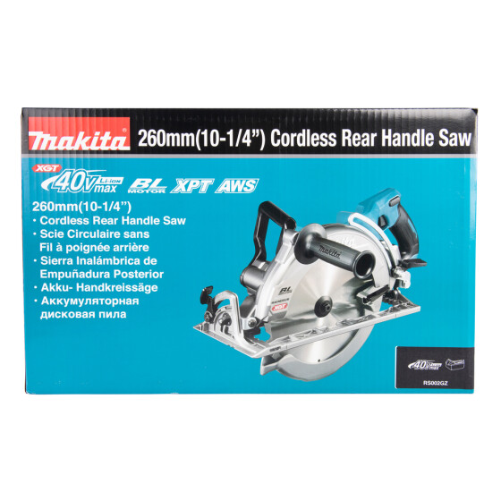 Makita Akku-Handkreissäge XGT 40V max. 95 mm 4.000 min-1 RS002GZ