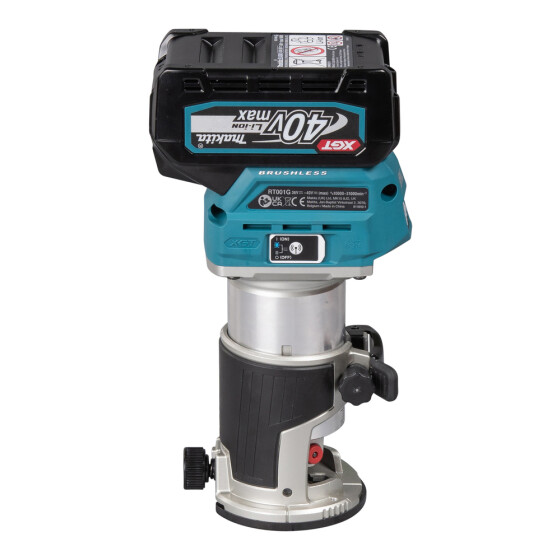 Makita Akku-Multifunktionsfräse 40V max. 6/8 mm 10.000-31.000 min-1 RT001GM205