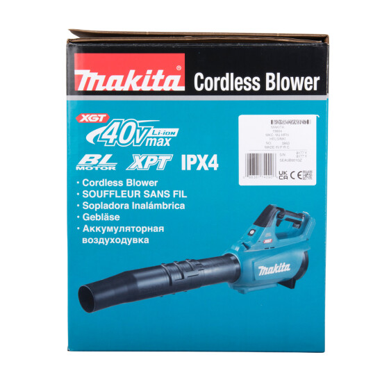 Makita Akku-Gebläse 40V max. 0-960 m3/h 0-64 m/s UB001GZ