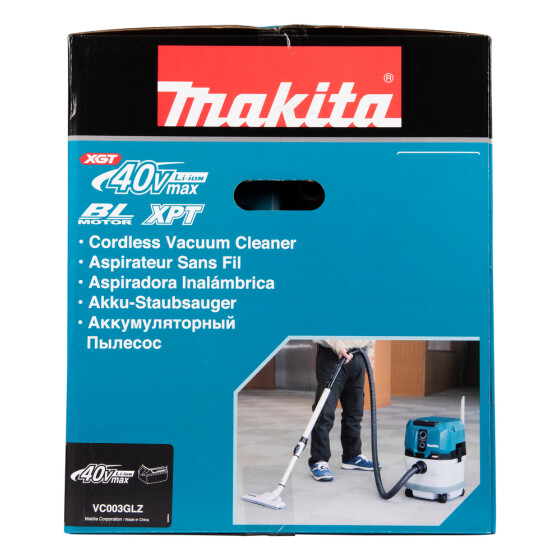 Makita Akku-Staubsauger 40V max. 15 l Nass/Trocken L VC003GLZ