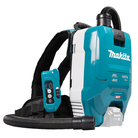 Makita Akku-Rucksackstaubsauger 40V max. 180 mbar 2 l VC009GZ01